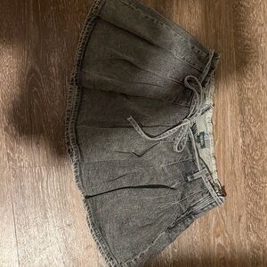 Wild Fable Gray Denim Skirt